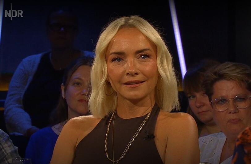 Janin Ullmann war zu Gast in der "NDR Talk Show".
