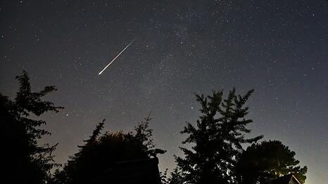 Ein Perseidenmeteor zieht &uuml;ber den Himmel. (Archivbild)
