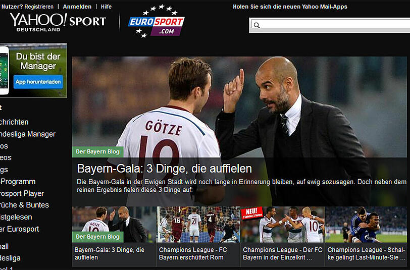 Eurosport spricht von einer "Bayern-Gala".