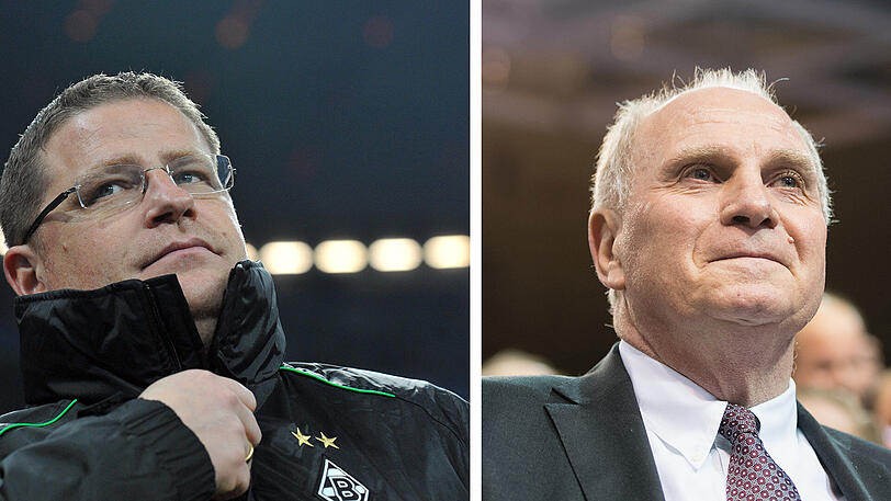 Bayern-Präsident Uli Hoeneß gilt als Fan von Max Eberl.