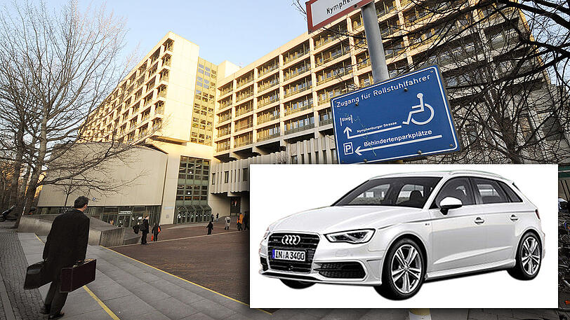 Das Oberlandesgericht in München: Um so einen Audi geht es bei dem Gerichtsprozess.