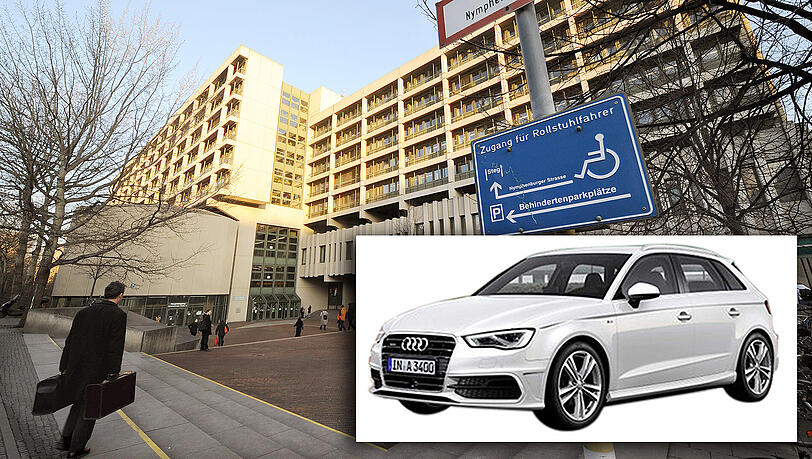 Das Oberlandesgericht in München: Um so einen Audi geht es bei dem Gerichtsprozess. Das Oberlandesgericht in München: Um so einen Audi geht es bei dem Gerichtsprozess.
