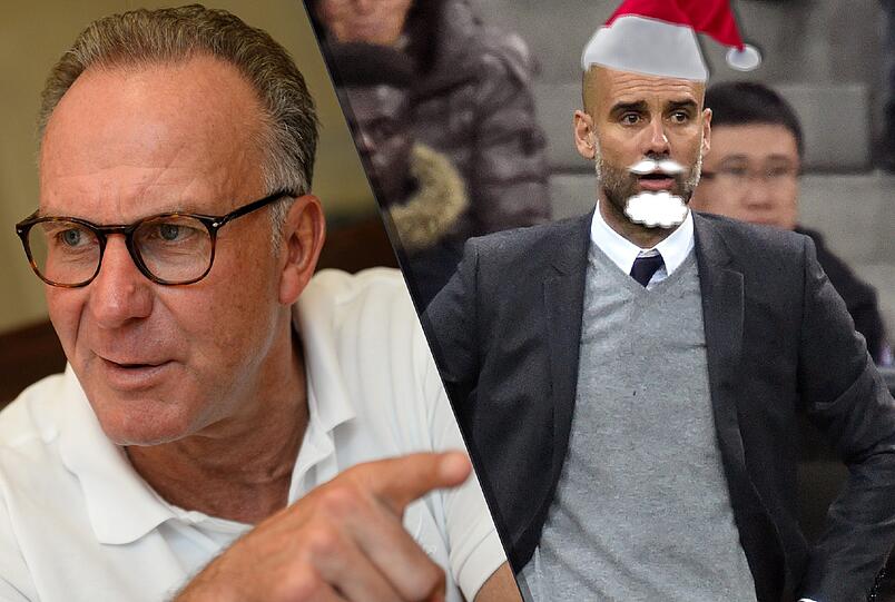 Der FC Bayern hofft auf eine Weihnachtsüberraschung in Form einer Vertragsverlängerung mit Pep Guardiola.