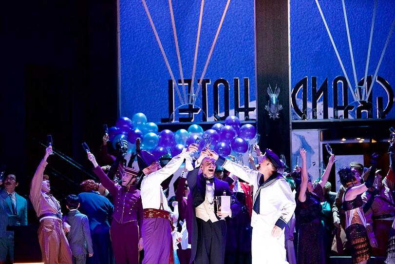 "Drei Männer im Schnee" im Gärtnerplatztheater.