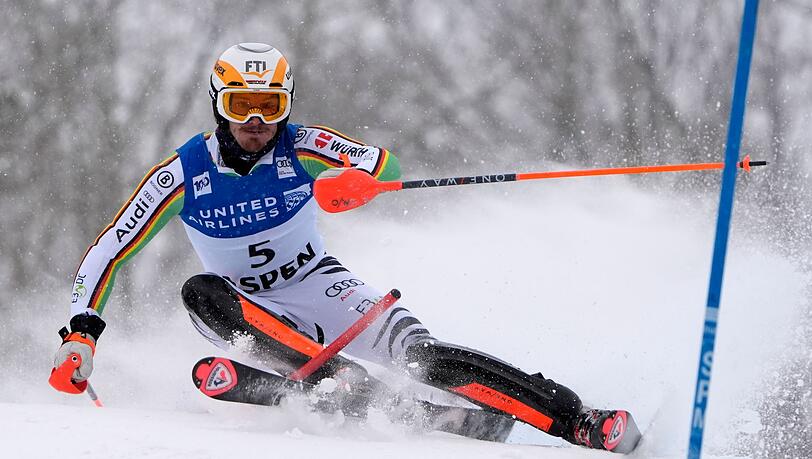 Linus Straßer ist beim Slalom in Aspen auf den zweiten Rang gerast.