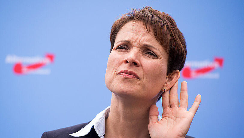 AfD-Vorsitzende Frauke Petry. AfD-Vorsitzende Frauke Petry.