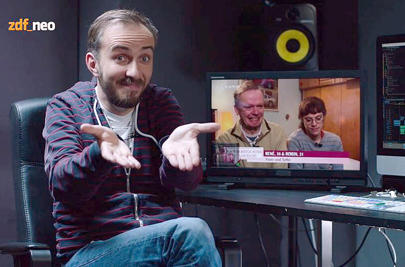 Alles nur ein Fake: Der einsame Eisenbahnfreund Robin ist in Wirklichkeit ein Schauspieler - von Jan Böhmermann eingeschleust.