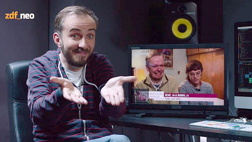 Alles nur ein Fake: Der einsame Eisenbahnfreund Robin ist in Wirklichkeit ein Schauspieler - von Jan Böhmermann eingeschleust. Alles nur ein Fake: Der einsame Eisenbahnfreund Robin ist in Wirklichkeit ein Schauspieler - von Jan Böhmermann eingeschleust.