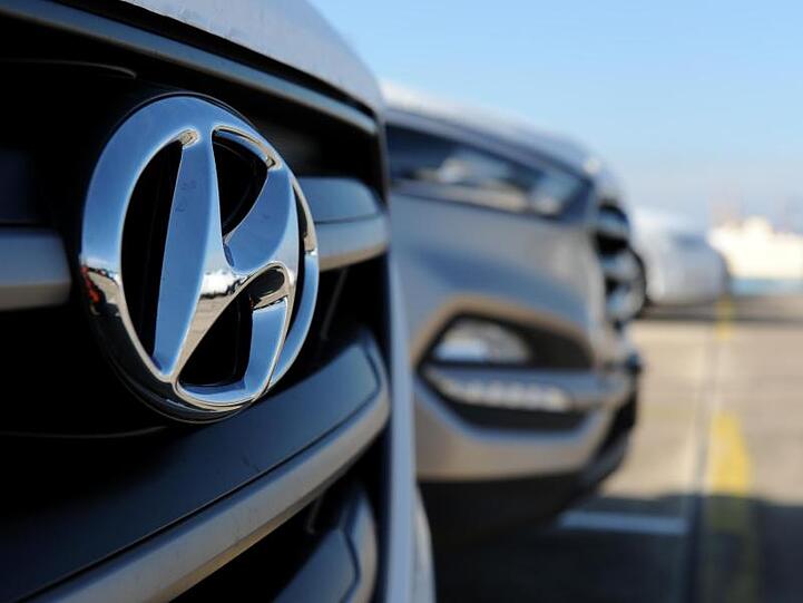 Autos des südkoreanischen Herstellers Hyundai.