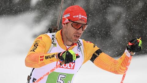 Abhaken und nach vorn blicken: Arnd Peiffer belegte mit der Mixed-Staffel nur Rang sieben.