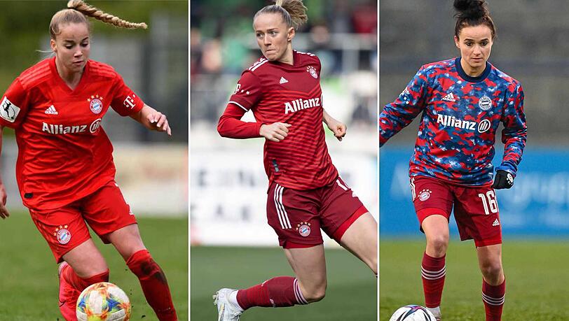 Giulia Gwinn, Lea Schüller und Lina Maria Magull: In der Nationalmannschaft der Frauen ist die Beteiligung des FC Bayern sehr hoch.