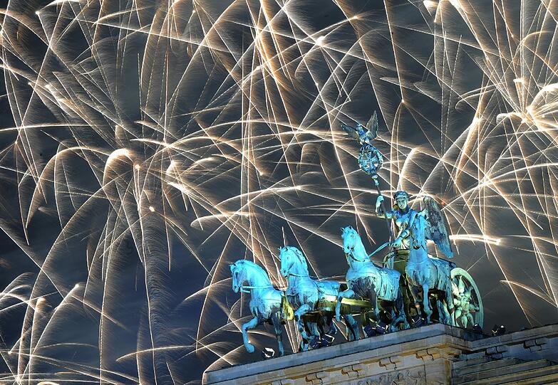 Berlin begrüßt das Jahr 2012.