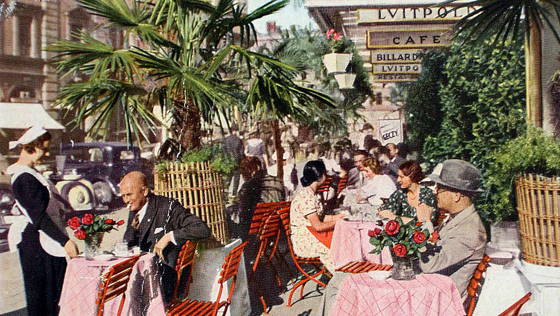 Ein Flair wie in Cannes oder Nizza: Im Mai 1930 wird das Café Luitpold zu Münchens erstem Boulevard-Café. Ein Flair wie in Cannes oder Nizza: Im Mai 1930 wird das Café Luitpold zu Münchens erstem Boulevard-Café.