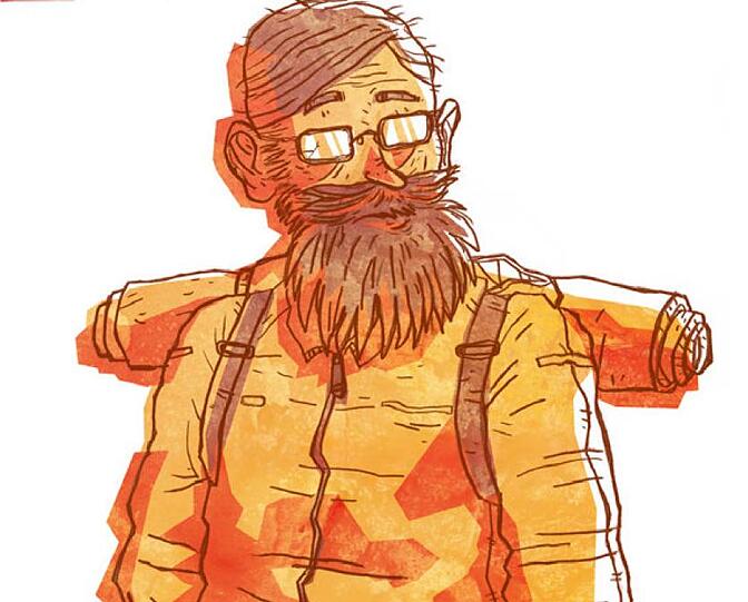 Für seinen Comic über diesen Penner bekommt Christopher Burgholz den "Gramic-Award 2013".