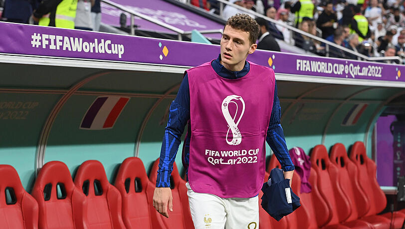 WM-Stammplatz Ersatzbank: Benjamin Pavard.