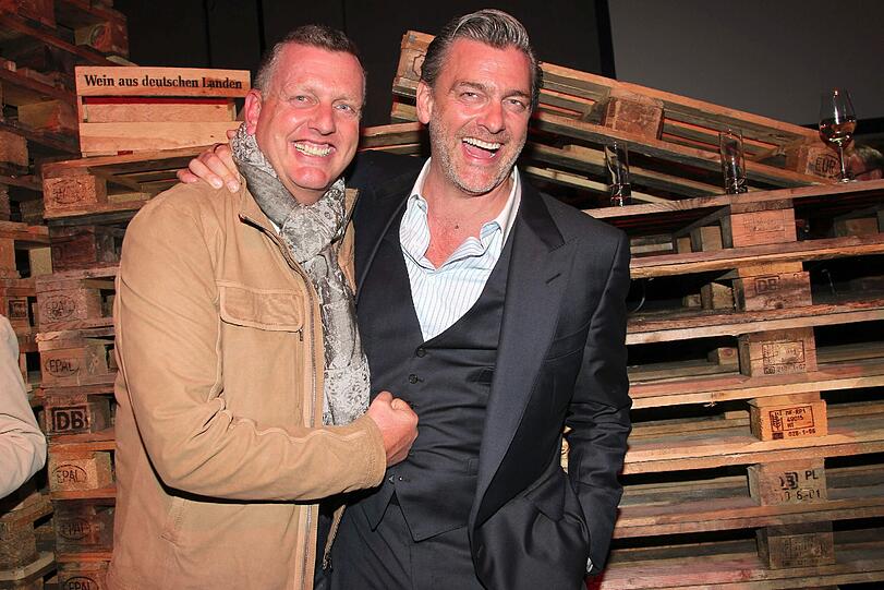 Hollywood-Flair versprühte Schauspieler Ray Stevenson. Hier mit seinem Bruder Mark.