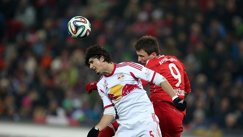 Letzter Einsatz in einem Spiel: Mario Mandzukic beim Test am 18. Januar in Salzburg. Foto: Christina Pahnke Letzter Einsatz in einem Spiel: Mario Mandzukic beim Test am 18. Januar in Salzburg. Foto: Christina Pahnke