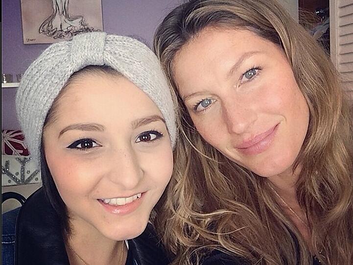 Gisele Bündchen zeigt ihr  von Karina Xavier geschminktes Gesicht