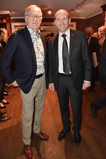 Autor Dr. Ulrich Bez und Professor Wolfgang Oswald