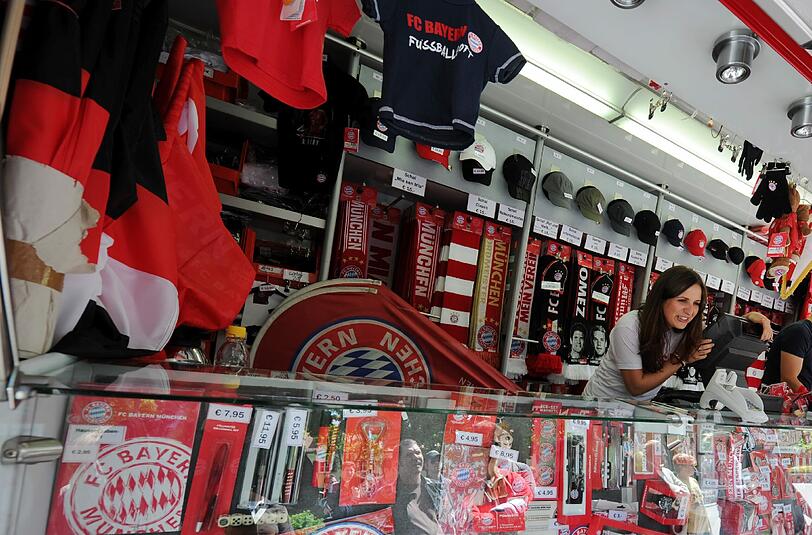 Bayern-Fanshop (Archivbild)
