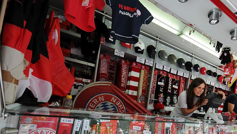 Bayern-Fanshop (Archivbild) Bayern-Fanshop (Archivbild)