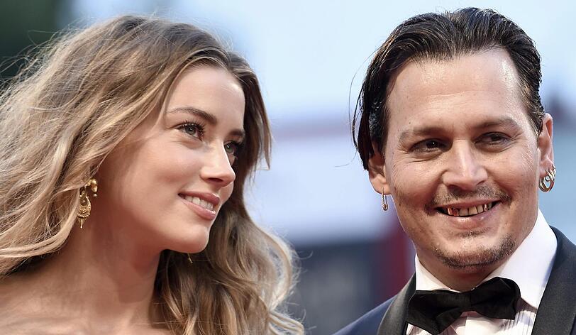 Johnny Depp und seine junge Frau Amber Heard
