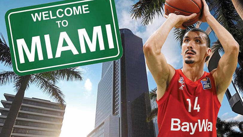 Erstmals in den USA: Die Bayern-Basketballer um Nihad Djedovic gastieren im Rahmen der Vorbereitung auch in Miami. Erstmals in den USA: Die Bayern-Basketballer um Nihad Djedovic gastieren im Rahmen der Vorbereitung auch in Miami.