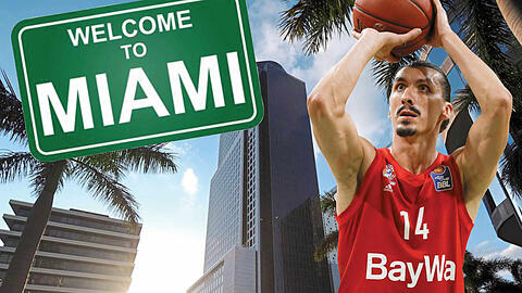 Erstmals in den USA: Die Bayern-Basketballer um Nihad Djedovic gastieren im Rahmen der Vorbereitung auch in Miami.