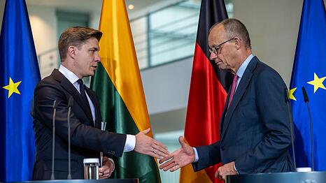 Der Kanzler &auml;u&szlig;erte sich nach einem Treffen mit dem litauischen Ministerpr&auml;sidenten Mindaugas Sinkevičius in Berlin.
