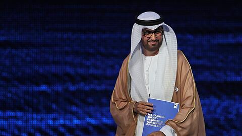 Sultan Ahmed al-Dschaber, der emiratische Staatsminister und CEO der staatlichen Abu Dhabi National Oil Co.
