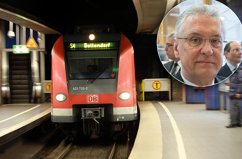 Bayerns Innen- und Verkehrsminister Joachim Herrmann zur zweiten S-Bahn-Stammstrecke: "Wir wollen die 2. Stammstrecke für München und die Region. Der Zeitplan der Deutschen Bahn steht."