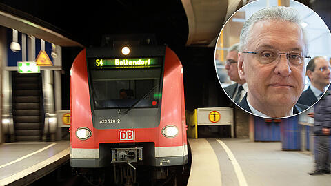Bayerns Innen- und Verkehrsminister Joachim Herrmann zur zweiten S-Bahn-Stammstrecke: "Wir wollen die 2. Stammstrecke für München und die Region. Der Zeitplan der Deutschen Bahn steht."