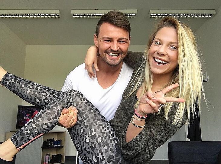 Leichtathlet Heinrich Popow und AWZ-Star Cheyenne Pahde