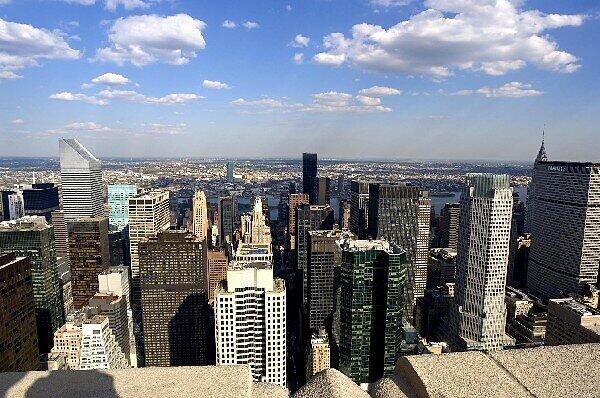 Blick über New York
