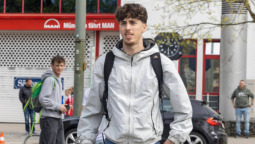 Ebenfalls zurück an der Säbener Straße: Talent David Santos Daiber. Ebenfalls zurück an der Säbener Straße: Talent David Santos Daiber.
