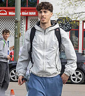 Ebenfalls zur&uuml;ck an der S&auml;bener Stra&szlig;e: Talent David Santos Daiber.