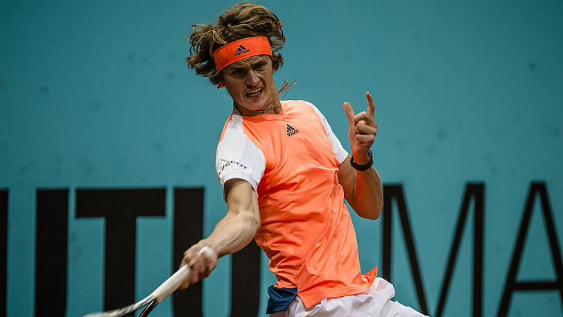 Alexander Zverev gewann am Wochenende die BMW Open in München - in Madrid steht er nun im Achtelfinale.