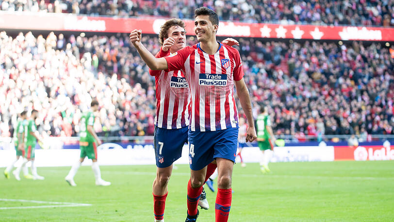 Stammspieler bei Atlético Madrid: Rodrigo (r.).