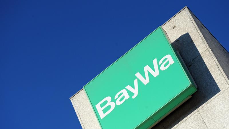 Das Logo der BayWa AG an der Firmenzentrale in München. Foto: Andreas Gebert/dpa/Archivbild Das Logo der BayWa AG an der Firmenzentrale in München. Foto: Andreas Gebert/dpa/Archivbild