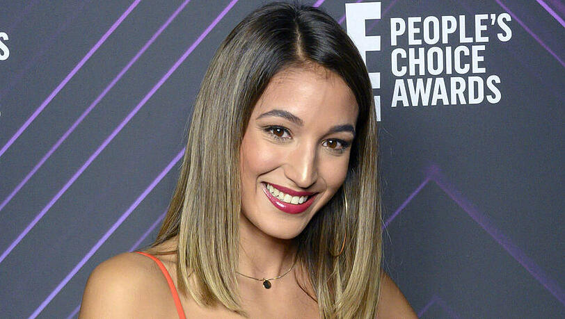 Sara Leutenegger bei der Verleihung des "People's Choice Awards" im Oktober 2019