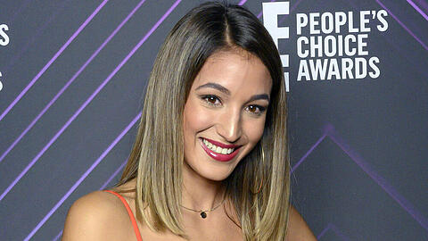 Sara Leutenegger bei der Verleihung des "People's Choice Awards" im Oktober 2019