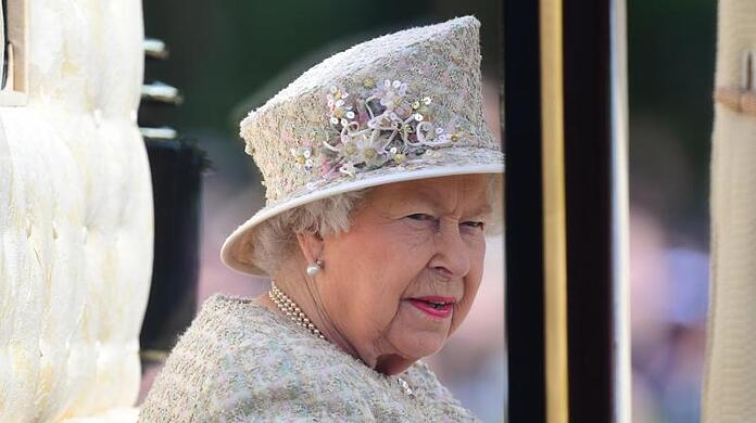 Die Queen bei der Militärparade "Trooping The Colour" im Jahr 2019.