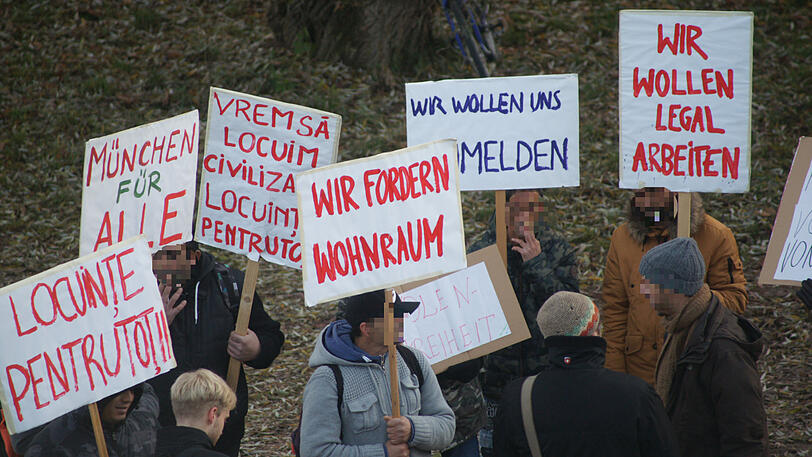 Weitere Bilder von der Räumung der Obdachlosenlager.