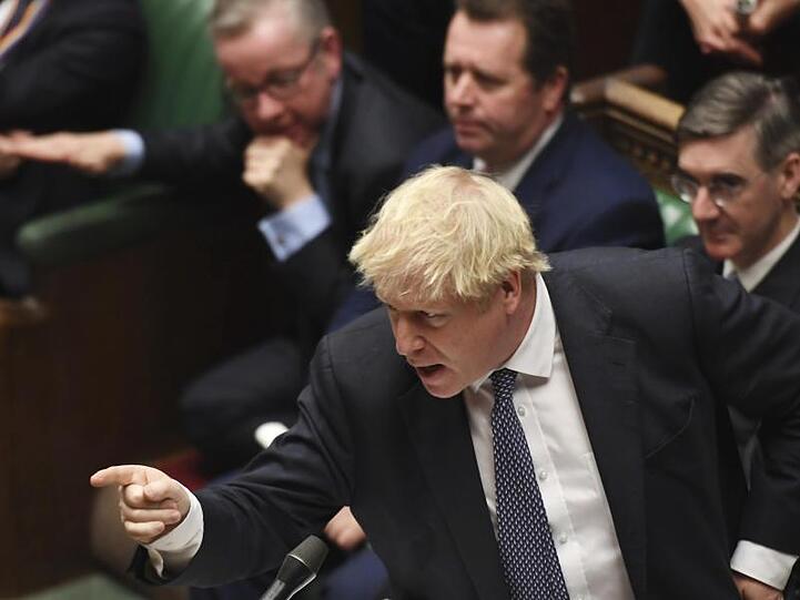 Derzeit ohne Mehrheit im Parlament: Großbritanniens Premierminister Boris Johnson.