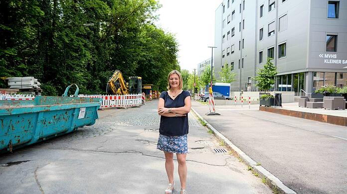 Aktuell ist die Hans-Preißinger-Straße autofrei. Und auf Dauer?