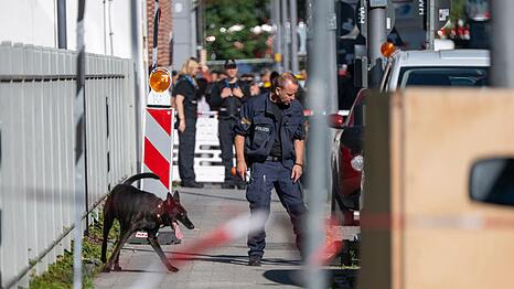 Ein Sp&uuml;rhund war im Einsatz.