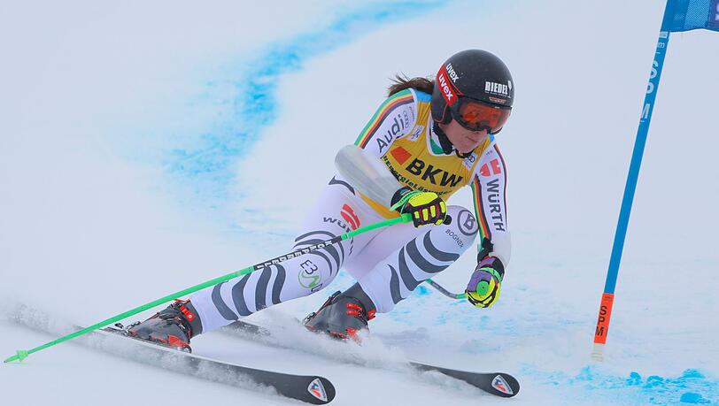 Super-G: Skifahrerin Weidle verpatzt Speed-Auftakt