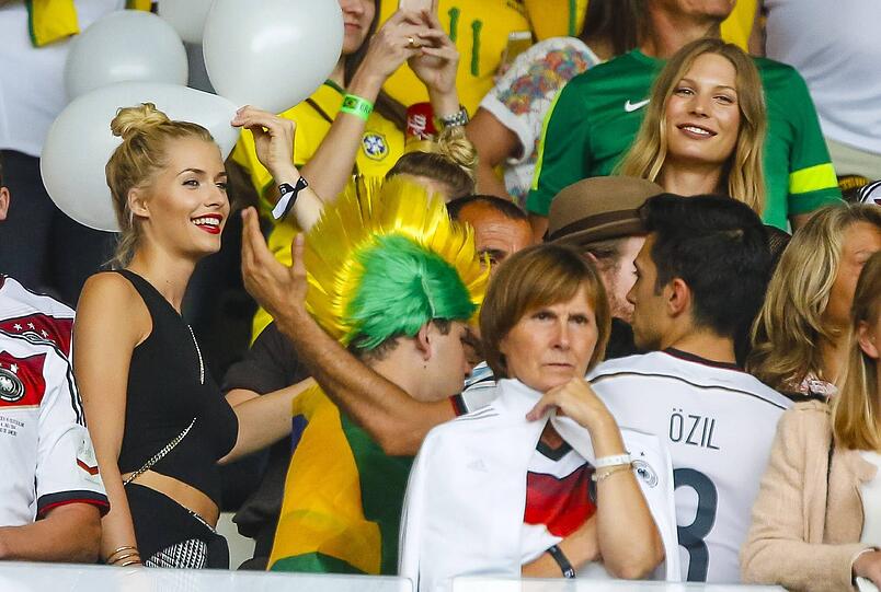 Lena Gercke bei der WM in Brasilien