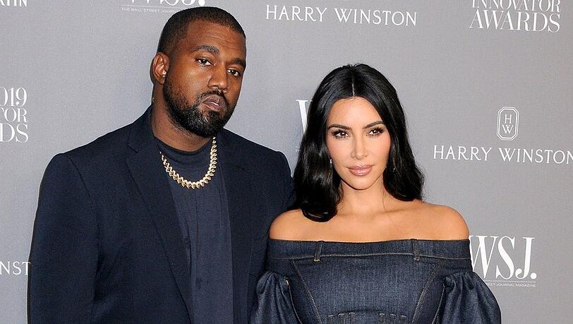 Kanye West und Kim Kardashian in glücklicheren Zeiten.