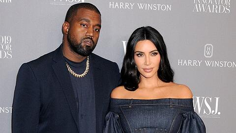 Kanye West und Kim Kardashian in glücklicheren Zeiten.
